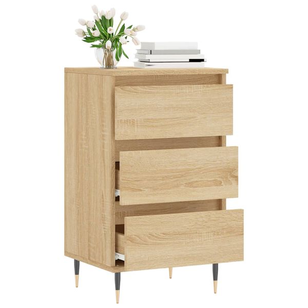 vidaXL Credenza Rovere Sonoma 40x35x70 cm in Legno Multistrato