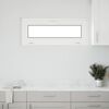 vidaXL Finestra Seminterrato RISOR 100x40 cm Tilt 3 Vetri Bianco