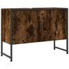vidaXL Mobile Lavabo Bagno Rovere Fumo 60x30x60 cm Legno Multistrato
