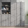 vidaXL Credenza Grigio Cemento 45x42,5x185 cm in Legno Multistrato