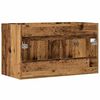vidaXL Mobile da Bagno Legno Antico 80x38,5x46 cm Legno Multistrato