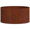 vidaXL Anello per vaso 5 pz Ruggine 40 x 40 x 20 cm