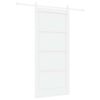 vidaXL Porta scorrevole ORKDAL 93 x 202 cm Legno ingegnerizzato Bianco
