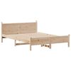vidaXL Letto senza Materasso 135x190 cm in Legno Massello di Pino