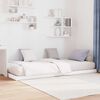 vidaXL Struttura letto a terra Bianco 80 x 200 cm Legno multistrato