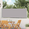 vidaXL Tenda Laterale Retrattile per Patio 100x500 cm Grigio