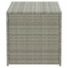 vidaXL Baule da Giardino in Polyrattan 100x50x50 cm Grigio
