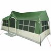 vidaXL Tenda Familiare con tetto Verde e beige 622 x 295 x 238 cm