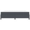 vidaXL Struttura del letto Grigio scuro 200 x 200 cm Tessuto