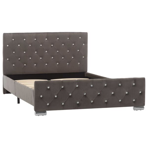 vidaXL Giroletto Grigio in Tessuto 120x200 cm