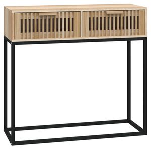 vidaXL Tavolino Consolle 80x30x75 cm Legno Multistrato e Ferro