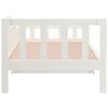 vidaXL Dormeuse senza Materasso Bianca 90x200 cm Legno Massello Pino