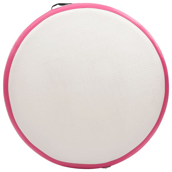 vidaXL Tappetino Ginnastica Gonfiabile con Pompa 100x100x10cm PVC Rosa