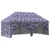 vidaXL Gazebo Pop-up con 4 Pareti 3 x 6 m Blu Cacciatore