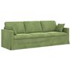 vidaXL Set di divani 2 pcs Verde chiaro 228 x 78 x 80 cm Velluto