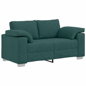 vidaXL Divano Verde Scuro 160 x 80 x 82 cm Tessuto