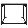 vidaXL Tavolino Grigio Sonoma 80x50x40 cm in Legno Multistrato e Ferro