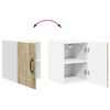 vidaXL Mobile da cucina con porta 2 pcs Rovere Sonoma 30 x 31 x 40 cm