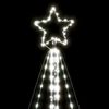 vidaXL Albero di Natale a LED 615 LED Bianco Freddo 404,5 cm