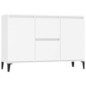 vidaXL Credenza Bianca 102x35x70 cm in Legno Multistrato