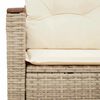 vidaXL Divano da Giardino con Cuscini a 2 Posti Beige in Polyrattan