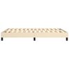 vidaXL Struttura Letto a Rete a Molle Crema 140x190 cm in Tessuto