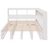 vidaXL Letto Libreria senza Materasso Bianco 120x190 cm Legno di Pino