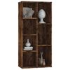 vidaXL Libreria Rovere Fumo 50x25x106 cm