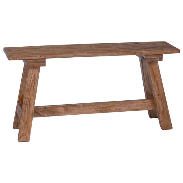vidaXL panchina Naturale 93 x 26 x 45 cm Legno di Mogano