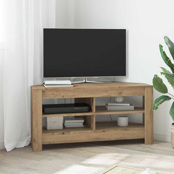 vidaXL MobileTVAngolare Legno vecchio 102 x 40,5 x 45 cm