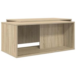 vidaXL Set di Tavolini da Caff&egrave; 2 pcs Rovere Sonoma Legno multistrato