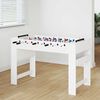 vidaXL Tavolo da Foosball Bianco 125 x 60,5 x 80 cm Legno multistrato