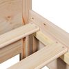 vidaXL Giroletto senza Materasso 90x200 cm in Legno Massello di Pino