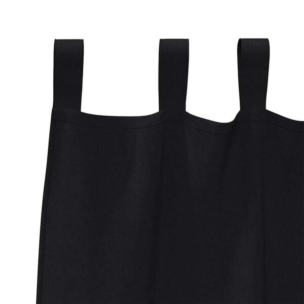 vidaXL Tende Blackout con Anelli 2 pcs Nero 260 x 140 cm Poliestere