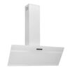 vidaXL Cappa a Parete 90 cm in Acciaio e Vetro Temperato Bianco