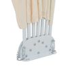 vidaXL Tenda Laterale per Terrazza Pieghevole Crema 200 cm