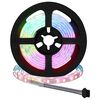 vidaXL Striscia LED 12 pz Nero e trasparente Rame e plastica