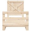 vidaXL Giroletto con Testiera 90x200 cm in Legno Massello di Pino