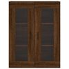 vidaXL Mobile a Parete Rovere Marrone 69,5x34x90 cm