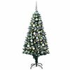 vidaXL Albero di Natale artificiale con 300 LED Verde 180 cm