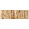 vidaXL Testiera 160 cm in Legno Massello di Mango Grezzo