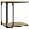 vidaXL Tavolino Rovere Sonoma 50x35x52 cm in Legno Multistrato