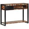 vidaXL Tavolo Consolle Multicolore 100x35x75cm Legno Massello Recupero