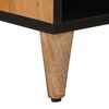 vidaXL Mobile TV Naturale 80 x 31,5 x 46 cm Legno di mango massello