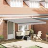 vidaXL Tessuto per Tenda con Grigio chiaro 400 &times; 350 cm Poliestere