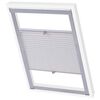 vidaXL Tenda Plissettata Oscurante Bianca S06/606