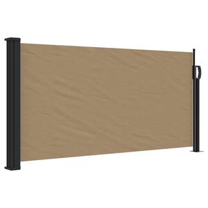 vidaXL Tenda da Sole Laterale Retrattile Tortora 100x300 cm