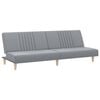 vidaXL Divano Letto Grigio Chiaro in Tessuto