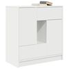 vidaXL Credenza con Cassetti e Ante Bianco 70,5x34x74,5 cm
