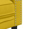 vidaXL Divano Chesterfield con Rinforzi 2 Posti Giallo in Velluto